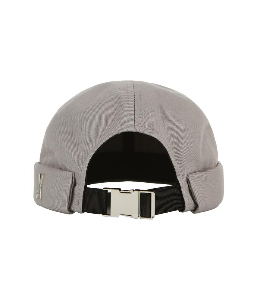 Bajal Twill Metal Buckle Watch Cap Grey