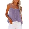 2023 Fashion Summer Women Camis Solid Button Top Sexy Backless Shirt Casual Loose Streetwear Blouse Korea Stylish Blusas 26329
