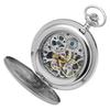 Charles Hubert Men's 3780-W Mechanical Skeleton Pocket Watch with Hand-Wound Movement