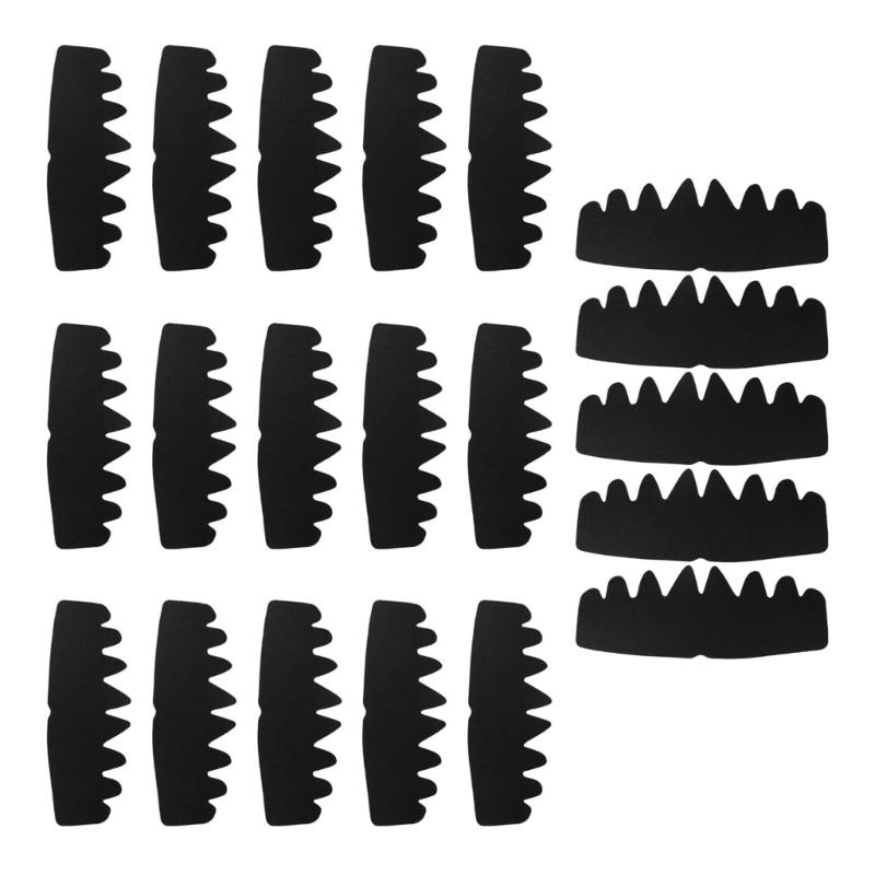 20PCS Baseball Hat Inserts Breathable Polyester Hat Liner Support Baseball Cap Shapers for Travel and Daily Storage