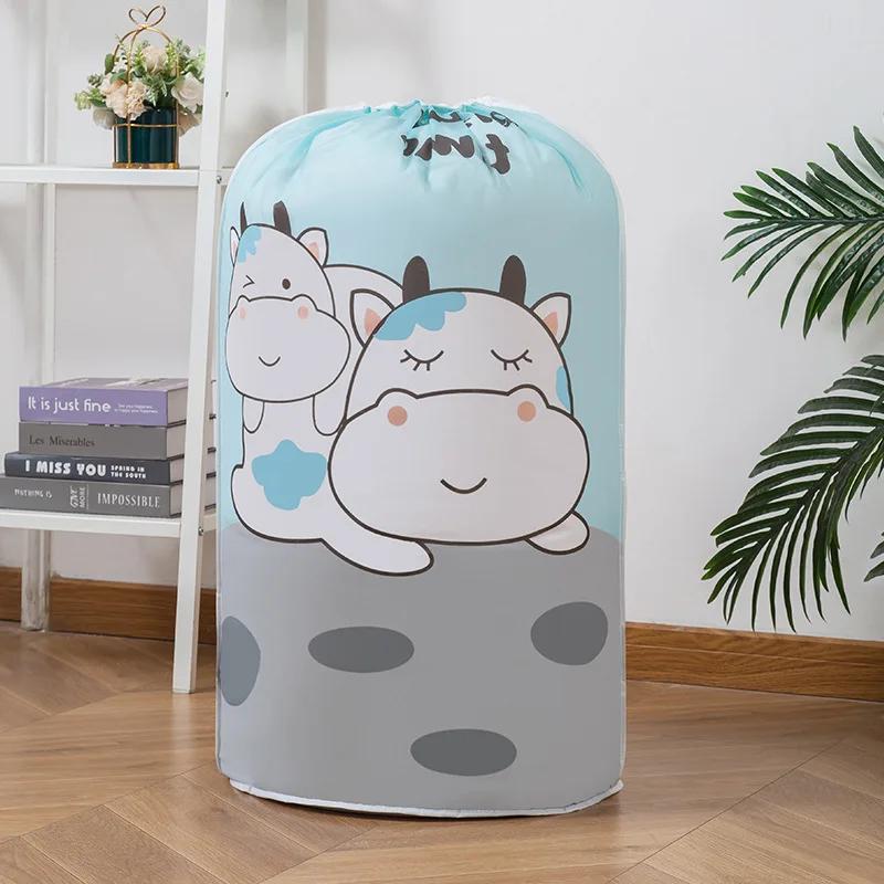 Quilt Clothing Doll Toy Storage Bag Moisture Mould Proof Clothes Organizer Drawstring Bundle Mouth Moving Packaging Sorting Bags