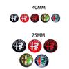 1pc For Alfa Romeo 159 147 156 Giulietta GT Car Front Grill Emblem Covers/Center Console Knob Interior Sticker Auto Accessories