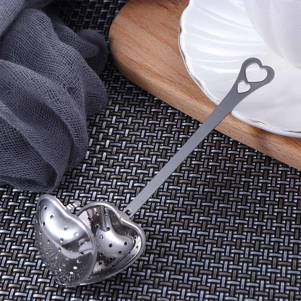 Cups Teapots Loose Leaf Tea Spice with Handle Herb Filter Strainer Spoon Diffuser Tea Infuser
