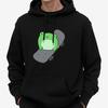 2025 Pattern of Frog and Skateboard, Men's Fashionable and Comfortable Hooded Sweater, Casual with Slight Stretch and Breathale