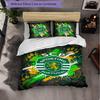 Biancheria da Letto a Tema Sporting CP FC Set 3 Pezzi Copripiumino Biancheria da Letto Decorativa per Camera Adolescenti Decorazione Casa