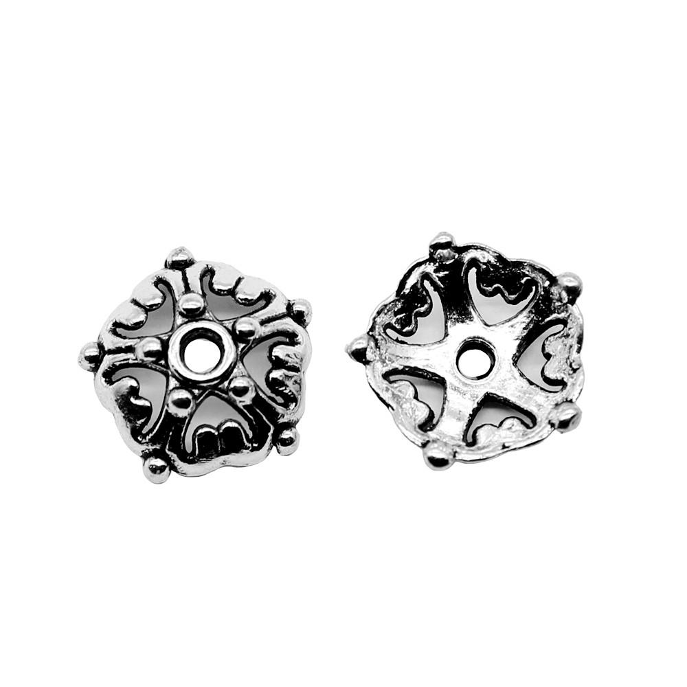 Flower Bead Cap Spacer Findings Ornate Covers For DIY Jewelry Making Materials