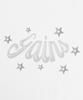 GAINSBORO 3D Star Logo T-Shirt_White/Silver