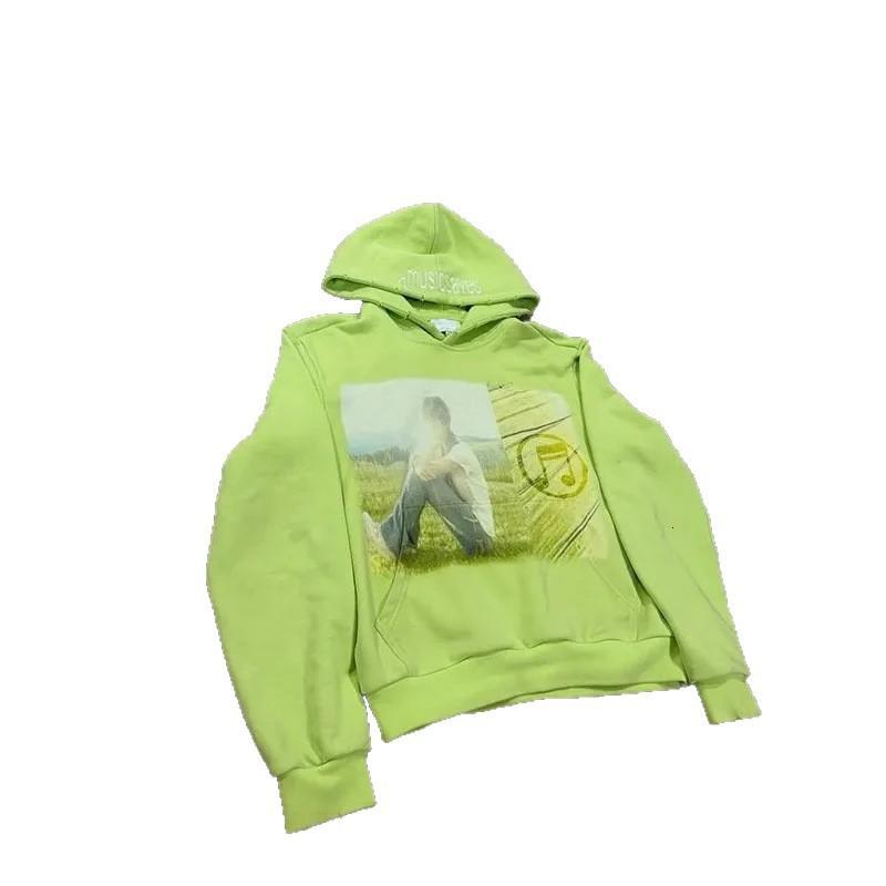 American Street Hip Hop Vintage Hoodie Loose Fit Slimming Print Sweatshirt Teens