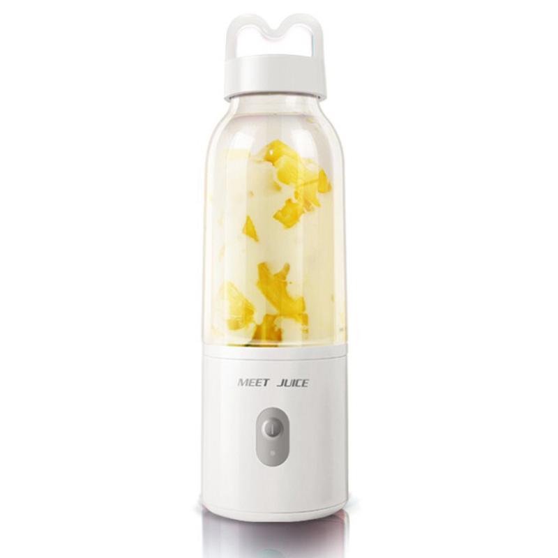 Buy Meet Juice 500Ml 4 Blade Portable Usb Rechargeable Juice Cup