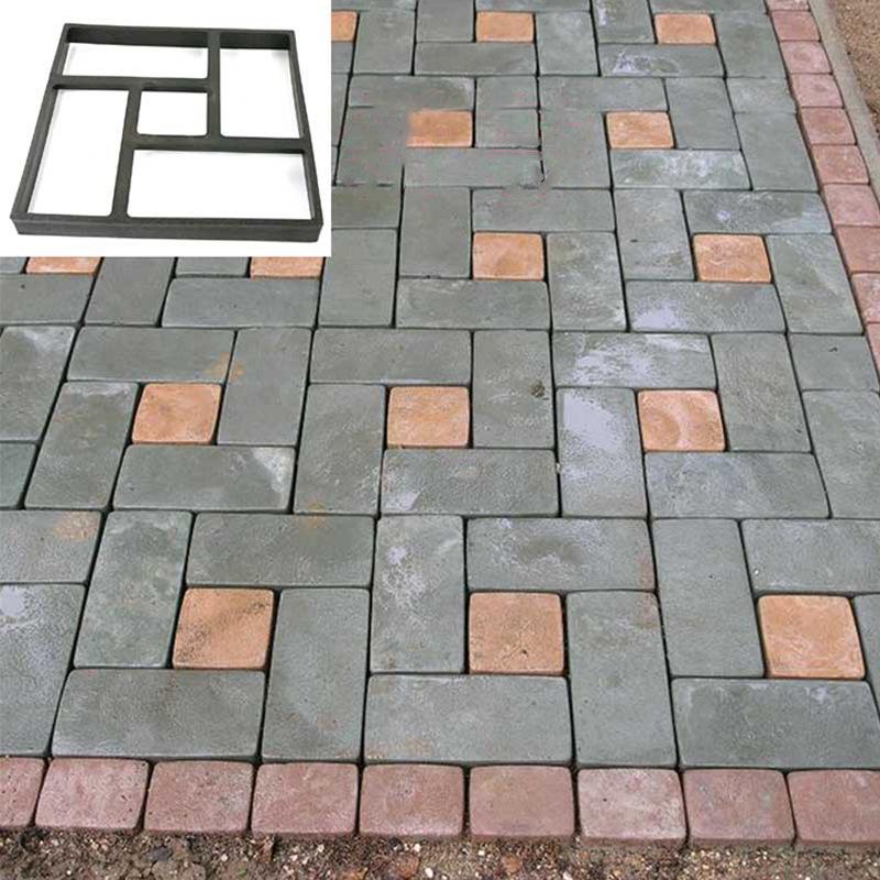 DIY Garden Paving Concrete Mold for Embossed Floor