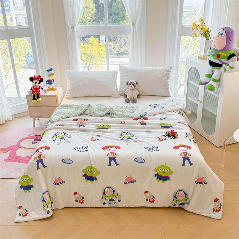 Cartoon Knitted Cotton Summer Quilt