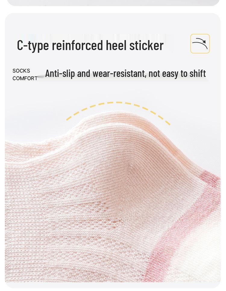 Breathable Cartoon Over-the-Knee Mesh Socks for Infants and Toddlers