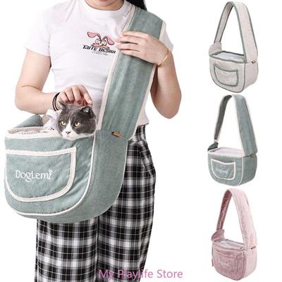 Pet Carriers Bag Portable Breathable Foldable Bag Cat Dogs Carrier Tote Bags Outgoing Outdoor Travel Pet Cats Handbag Safety