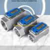 F26C Liquid Flow Sensor Meter for Fuel Water 1in/2in/2.5in/3in Electronic Turbine- Flow Meter Battery Operated(NOT Included)
