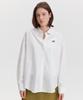 MARIE CLAIRE Basic Logo Oversized Poplin Shirt (Magash02Mwh)