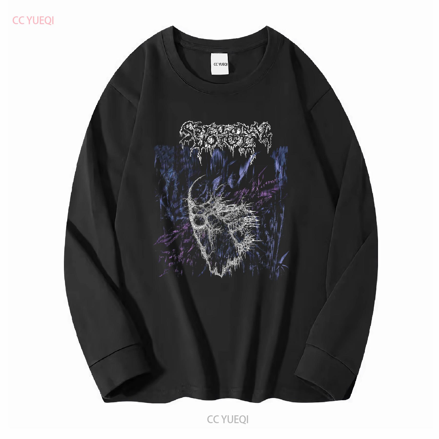ZheXiong TEE Spectral Voice Aangetaste gangen van het Niet-zijn T-shirt NIEUW Medium lange of korte mouwen vintage Gewassen Uitgerekt homme Ademend M
