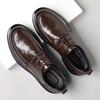 Men's Comfortable  Leather British Thick-soled Business Leather Shoes for Spring  New Lace-up Oxford Shoes 2026