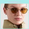 Retro Round Metal Sunglasses For Women Uv400 Protection With Tinted Lenses For Outdoor Activities