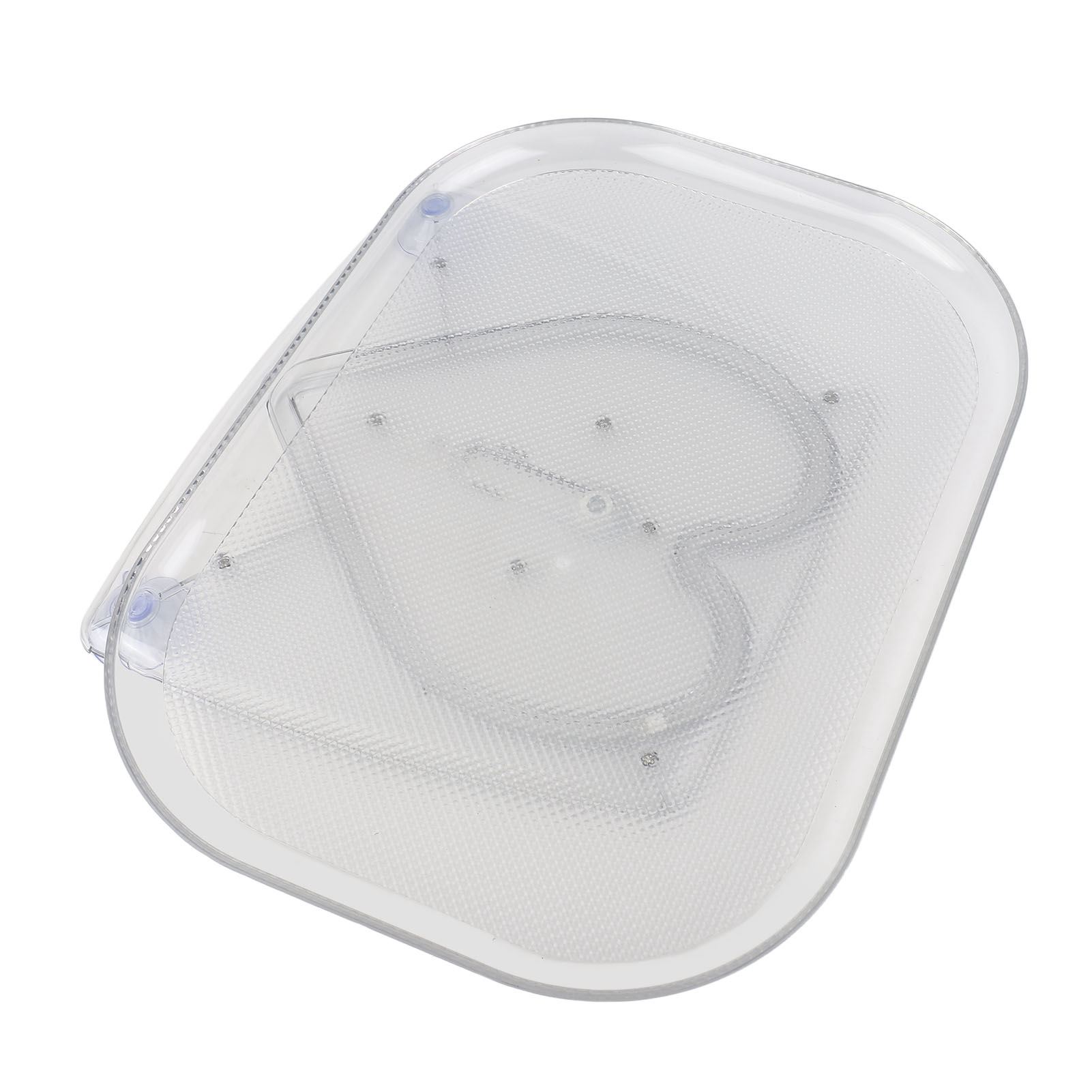 

Lazy Susan Turntable Organizer for Refrigerator Clear Rotating Rectangular Storage Tray for Cabinet, Table, Pantry, Large прозрачный