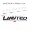 3d Metal Letters Car Rear Logo Limited Emblem Sticker for Ford Jeep Grand Cherokee Highlander Toyota Limited Badge Accessories