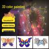 Kit DIY Art Aripi de Fluture 3D Luminoase pentru Copii