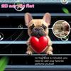 2D Flat Hugging Dog Car Vent Clip Decorative Diffuser (fragrance Not Included), Car Interior Decoration, Aromatherapy Clip, Ideal for Holiday Gifts