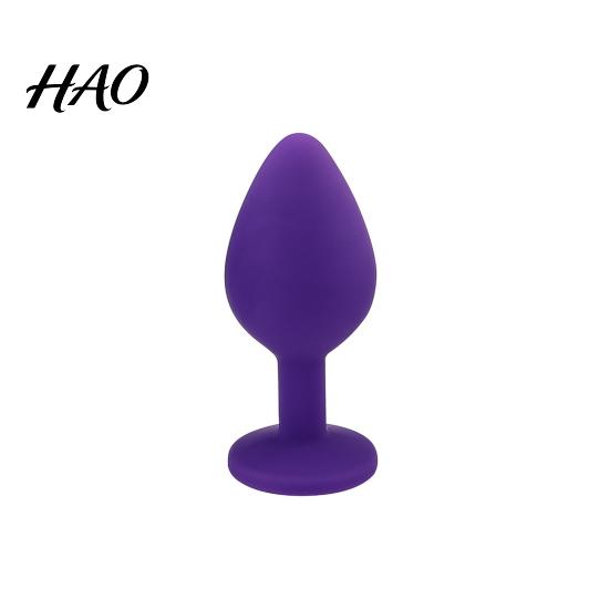Butt Plug Anal Waterproof Rhinestone Design 3 Colors Sex Toy for Couples