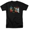 Wonder Woman Movie Warrior Woman T-shirt Licensed Comic Book Hero Tee New Black