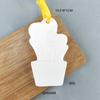 Christmas ceramic pendant, five-pointed star, house, plain cross, oval, cup, white apple, etc
