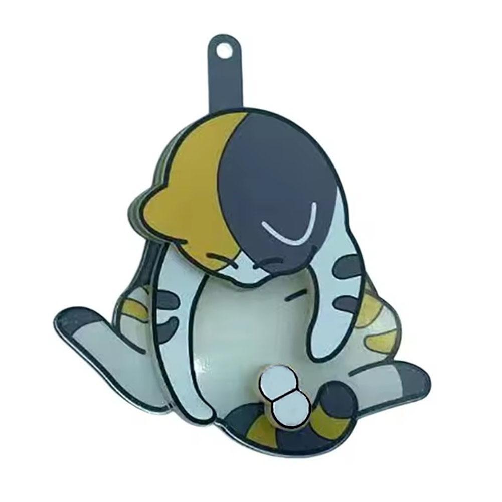 

Playful Cat Interactive Keychain, Funny Wiggling Cat Kitten Moving Pendant Bag Charm, Rotatable Acrylic Bag Pendant Keyring Gift