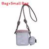 Summer Girls Small Clear Shoulder Bag With Zipper Closure For Daily Use