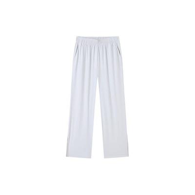 Training Series Solid Color Mid-Rise Breathable Straight Leg Casual Pants Women Bottoms Galaxy-Gray 962427303-1