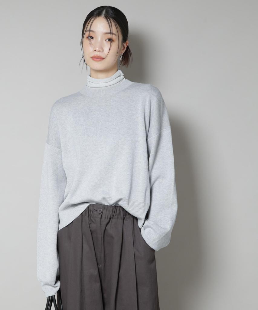 Nano Universe Strickpullover zu kombinieren mit anderen F 020 Grau Anti-Pilling (Können Artikel) Damen 673-5222304