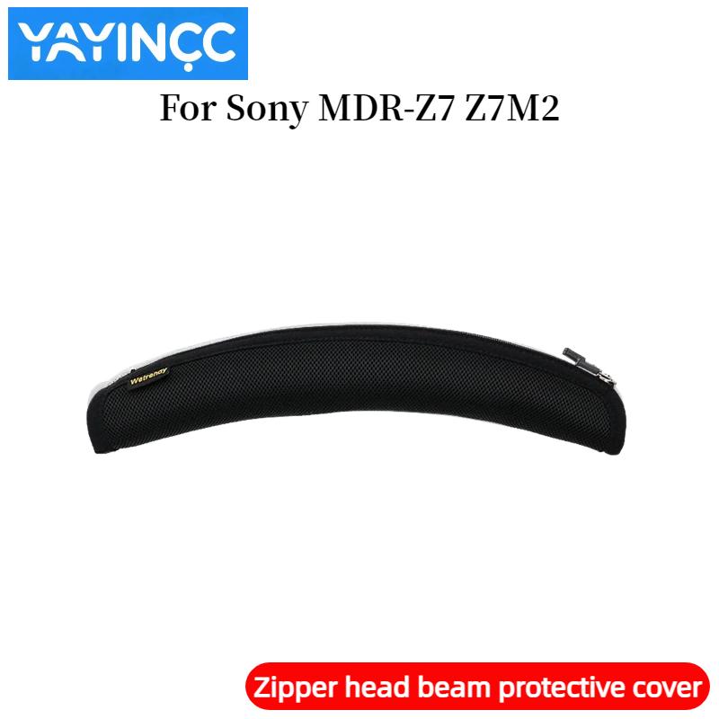 YAYINCC Replacement Ear pads+Zipper headband cover Combo for Sony MDR-Z7 Z7M2 Headset Headphones Earmuff Earpads Cover Cups