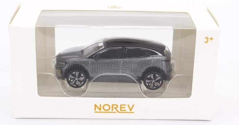 NOREV Renault Megane EV 2022 Scale Diecast Model Car (Gray) 1/64