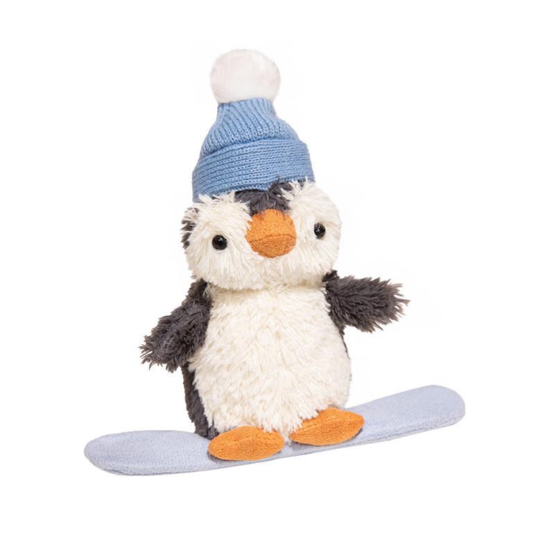 Scarf Hat Penguin Plush Toy Cartoon Stuffed Doll Animal Bedroom Decoration Gift