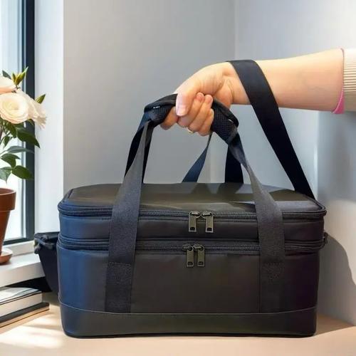 Portable Three-Layer Makeup Organizer Bag, Multi-functional Hand Carry for Professional Artists
