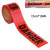 Construction Ribbon Police Tape Warning Tape Caution Tapes Red and White Ribbon Works Non-Adhesive Red Tape
