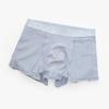 Men Butt Lift Boxer Briefs Solid Color Fake Butt Shorts Padded Hip