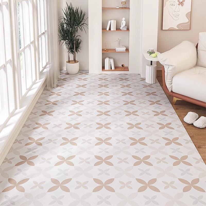

Minimally Designed Balcony PVC Leather Carpet Anti Fouling Dirt Resistant Floor Mat Waterproof Anti Slip Erasable Washable Rug 50X80cm