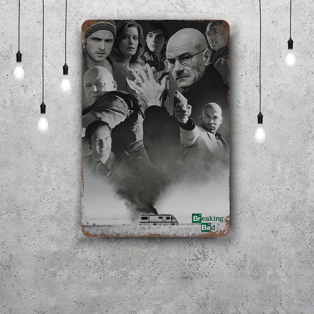 Breaking Bad Metal Signs Wall Decor Vintage Tin Signs Captain Metal Poster Decor for Bar Pub Club Wall Decoration