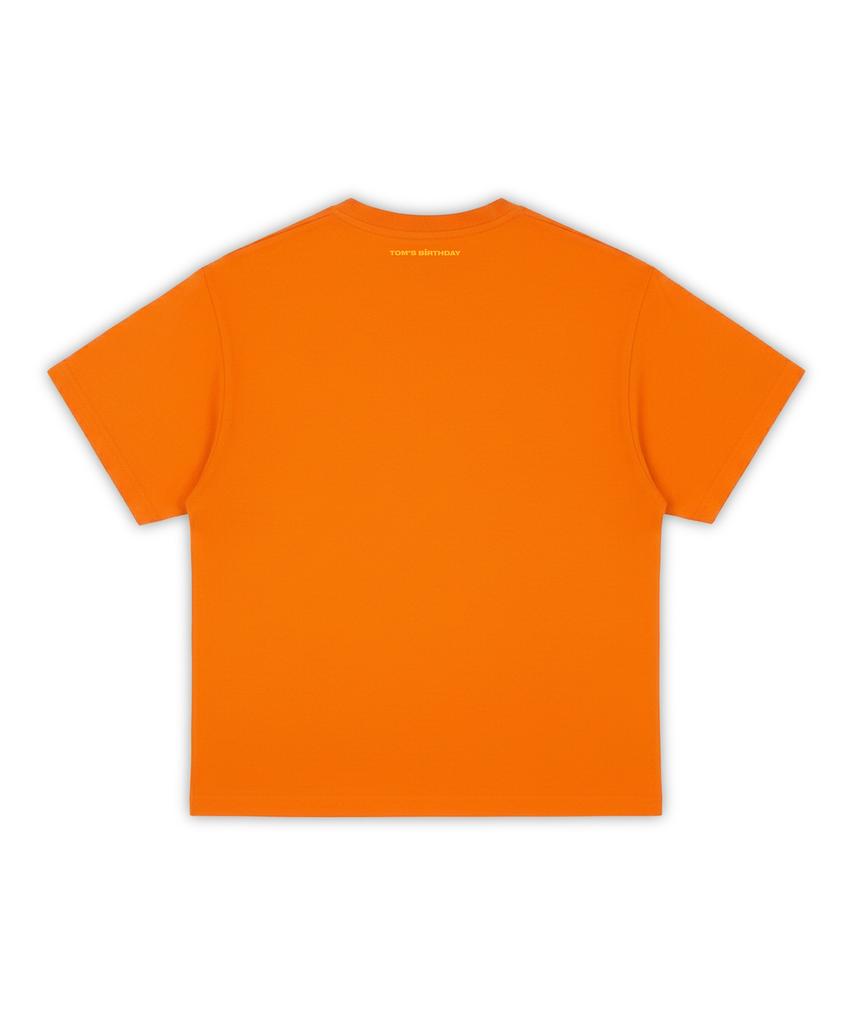 Tomseubeolseudei Sugar Baby Half T-Shirt Orange