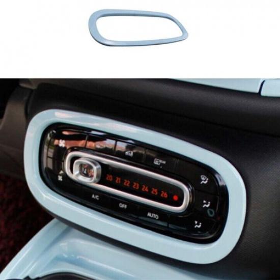 Panel Trim Central Console AC Switch Iight Blue For Benz Smart Fortwo 2015-