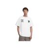 Li-Ning Wade Series Printed Letter Round Neck Comfortable Breathable Short Sleeve T-Shirt Men Tops Off-White AHSUB23-2