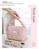 Candy Color Nylon Handbag: Large Capacity Makeup, Toiletries, and Skincare Storage Bag