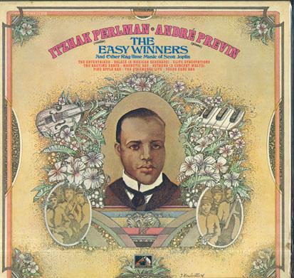 LP Record ITZHAK PERLMAN ANDRE PREVIN  The Easy Winners 1C06402599 DIE STIMME SEIN Germany Classical Used