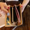 Women Wallet PU Leather Purse Female Long Wallet Gold Hollow Leaves Pouch Handbag for Women Coin Purse Card Holders Clutch