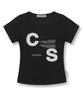 CHICKS Dot See Slim Fit Short Sleeve T-Shirt Black