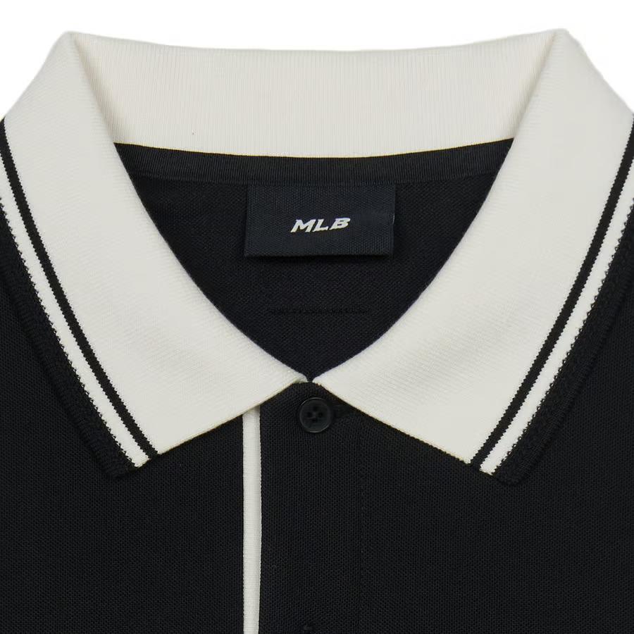 MLB New York Yankees Polo Shirt Unisex Black 3APQB0253-50BKS