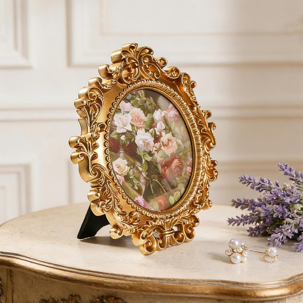 Picture Frame Tabletop Display Rustic European Home Decor Farmhouse Elegant